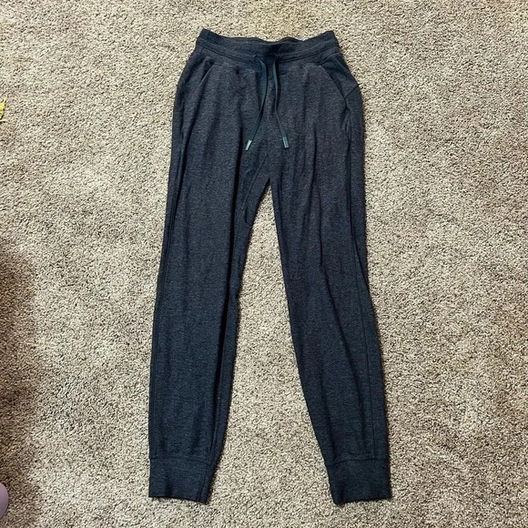 Lululemon Pants Women 4 Green Ready To Rulu Jogger 28" High Rise Drawstring Long - Picture 1 of 11